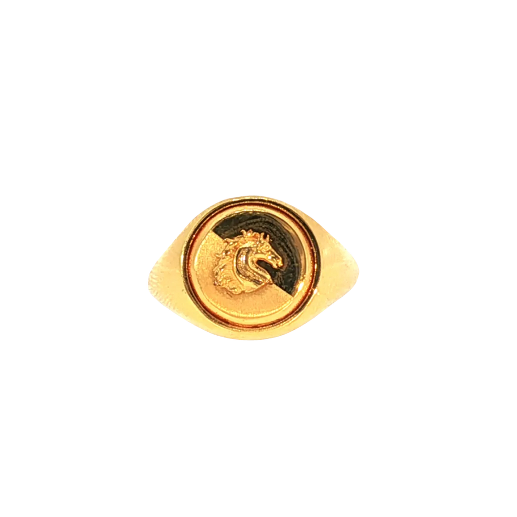 Stylish 22K Yellow Gold Fancy Ring – 6.7g Bold & Elegant Design