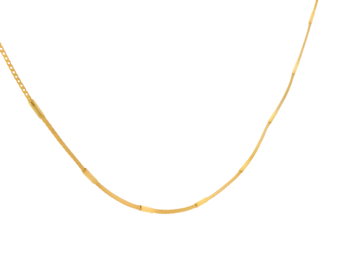 22K Yellow Gold Chain with Lobster Lock