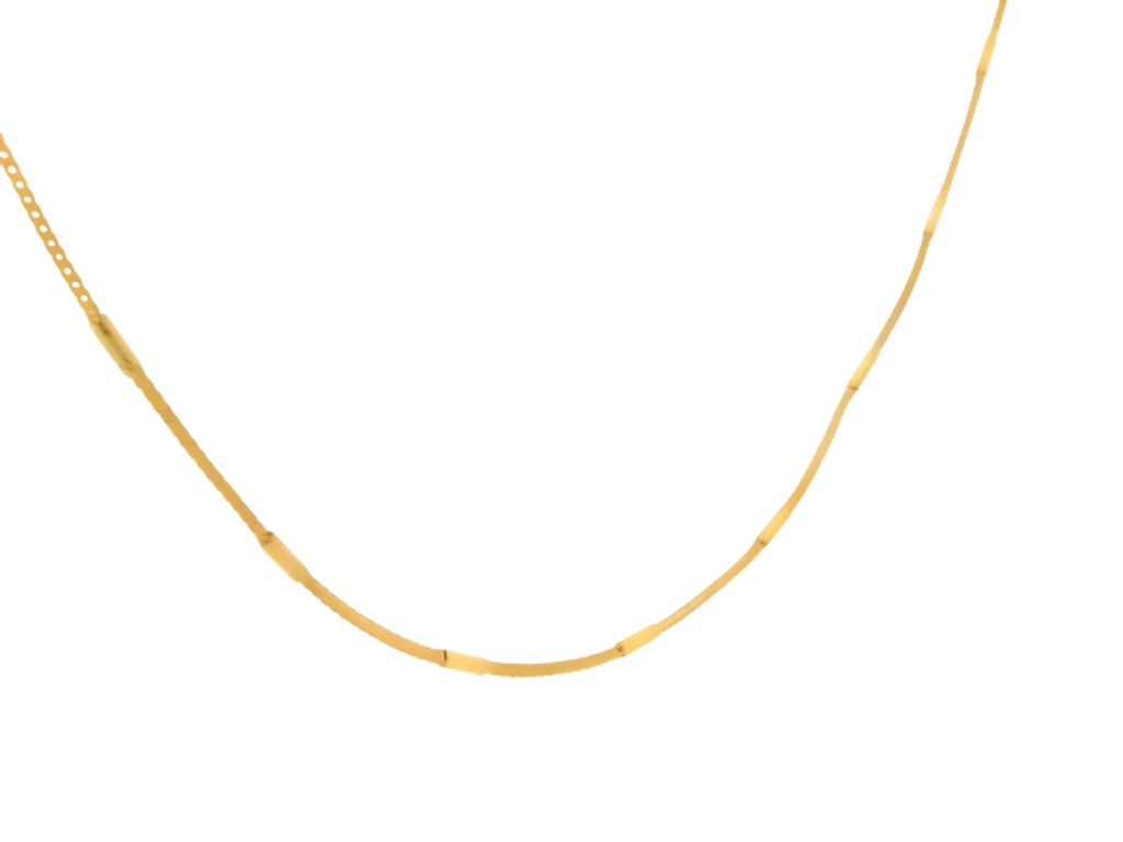 22K Yellow Gold Chain with Lobster Lock