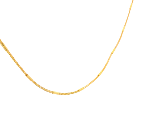 22K Yellow Gold Chain with Lobster Lock