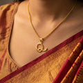 22K Yellow Gold Initial “Q” Pendant