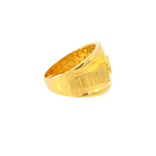 Fancy 22K Yellow Gold Men’s Ring – 5.3g, Size 9.5