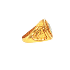 Elegant 21K Yellow Gold Fancy Ring – 12.6g Luxurious Statement Design