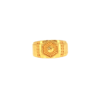 22K Yellow Gold Men’s Fancy Ring (7.9 Grams) – Bold & Refined Design