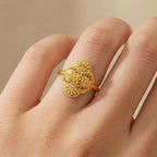 22K Yellow Gold Ring Fixed Size