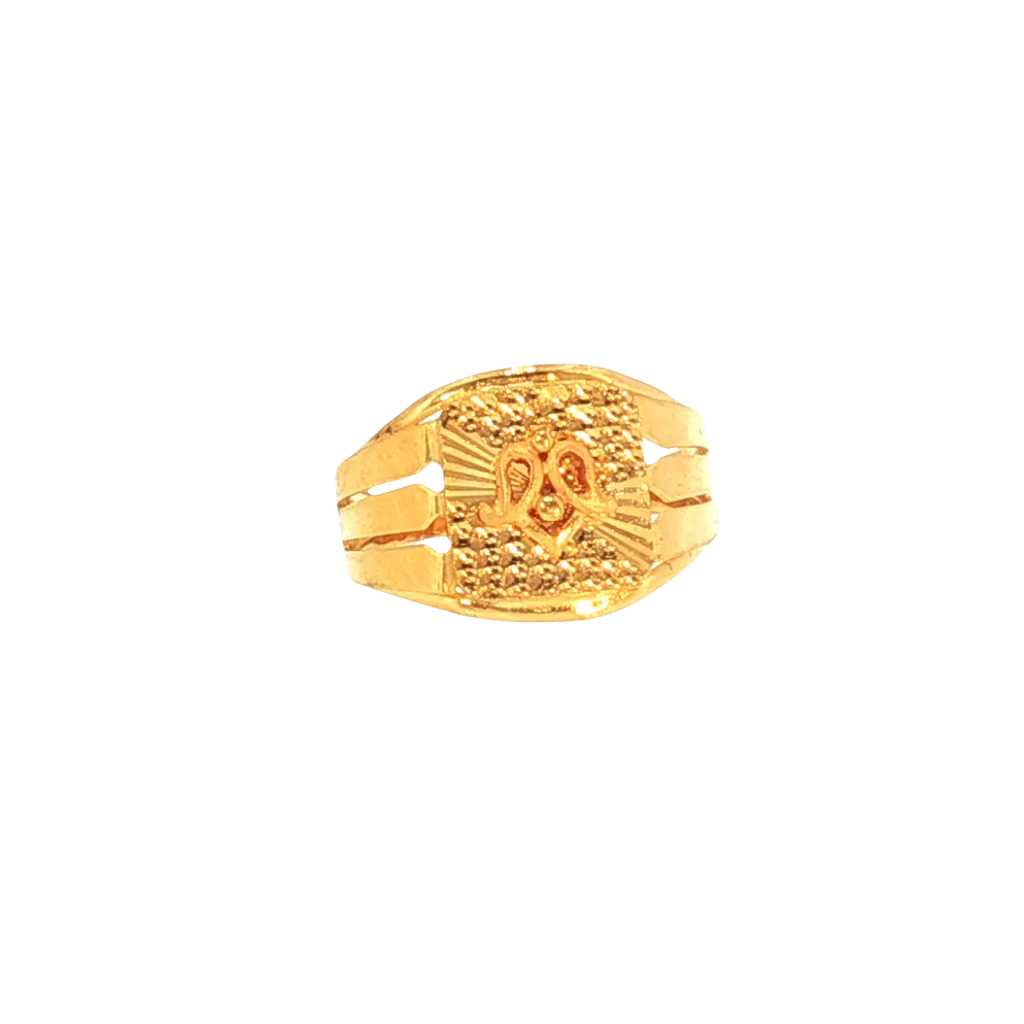 Classic 22K Yellow Gold Traditional Ring – 3.1g Elegant Design