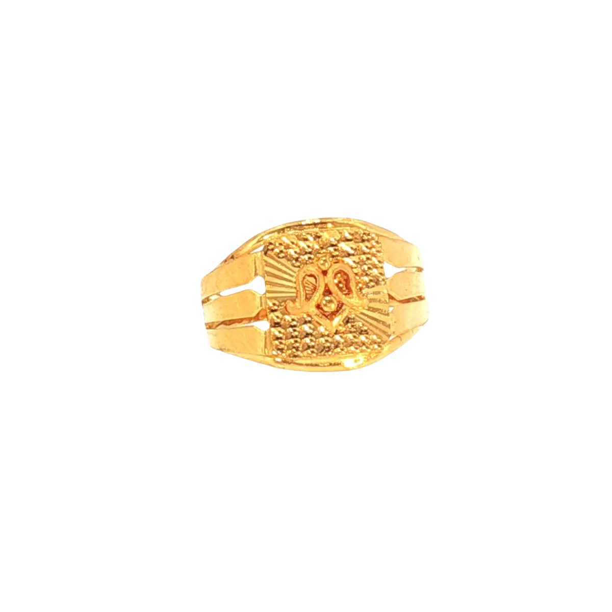 Classic 22K Yellow Gold Traditional Ring – 3.1g Elegant Design