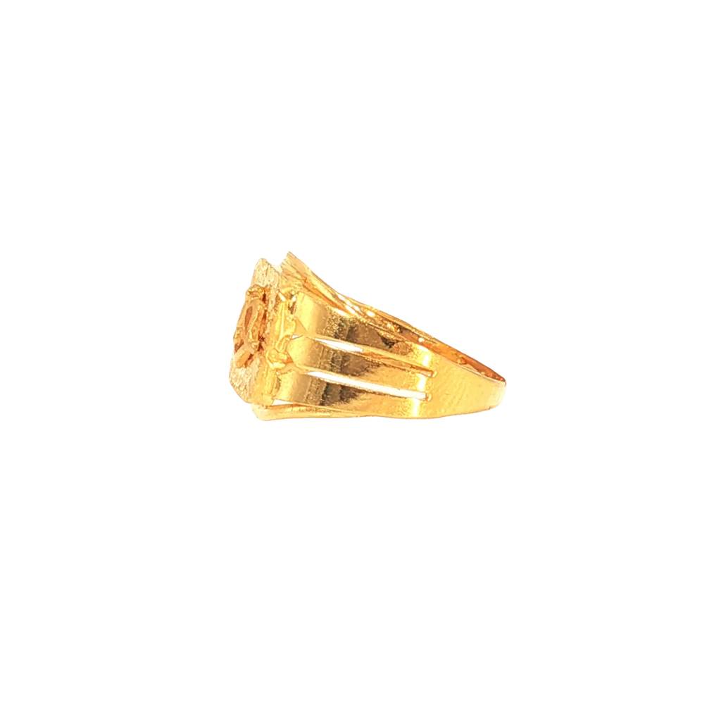 Classic 22K Yellow Gold Traditional Ring – 3.1g Elegant Design