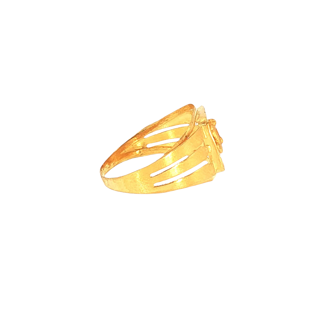 Classic 22K Yellow Gold Traditional Ring – 3.1g Elegant Design