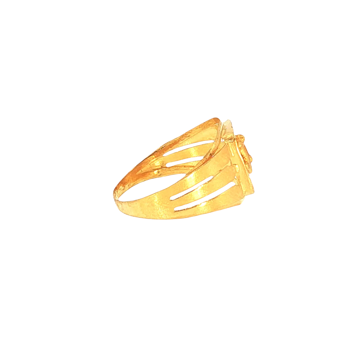 Classic 22K Yellow Gold Traditional Ring – 3.1g Elegant Design
