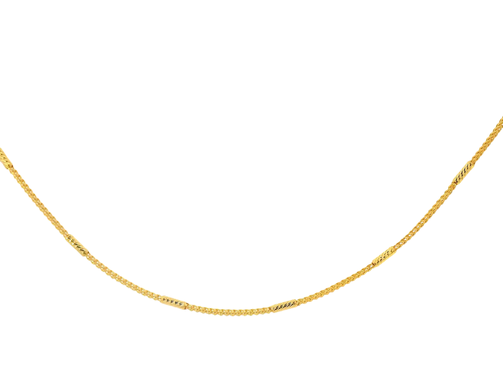 22K Yellow Gold Chain with Lobster Lock