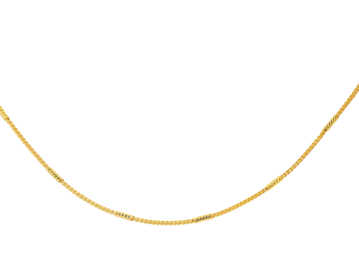 22K Yellow Gold Chain with Lobster Lock