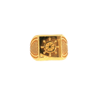 22K Yellow Gold Men’s Fancy Ring (13.1 Grams) – Bold & Luxurious Design