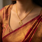 22K Yellow Gold Initial “Q” Pendant