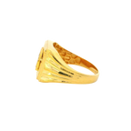 Fancy 22K Yellow Gold Men’s Ring – 5.7g, Size 9.2