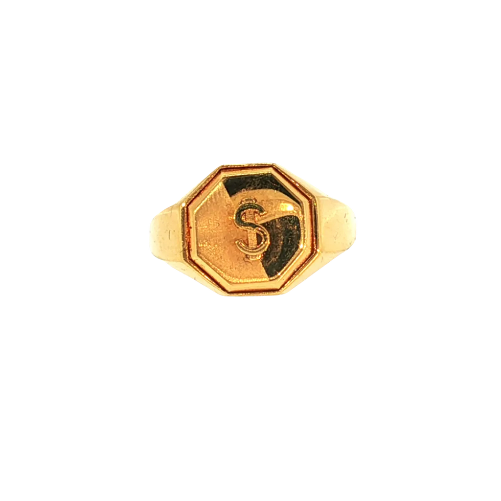 Refined 21K Yellow Gold Traditional Ring – 6.0g Classic Design