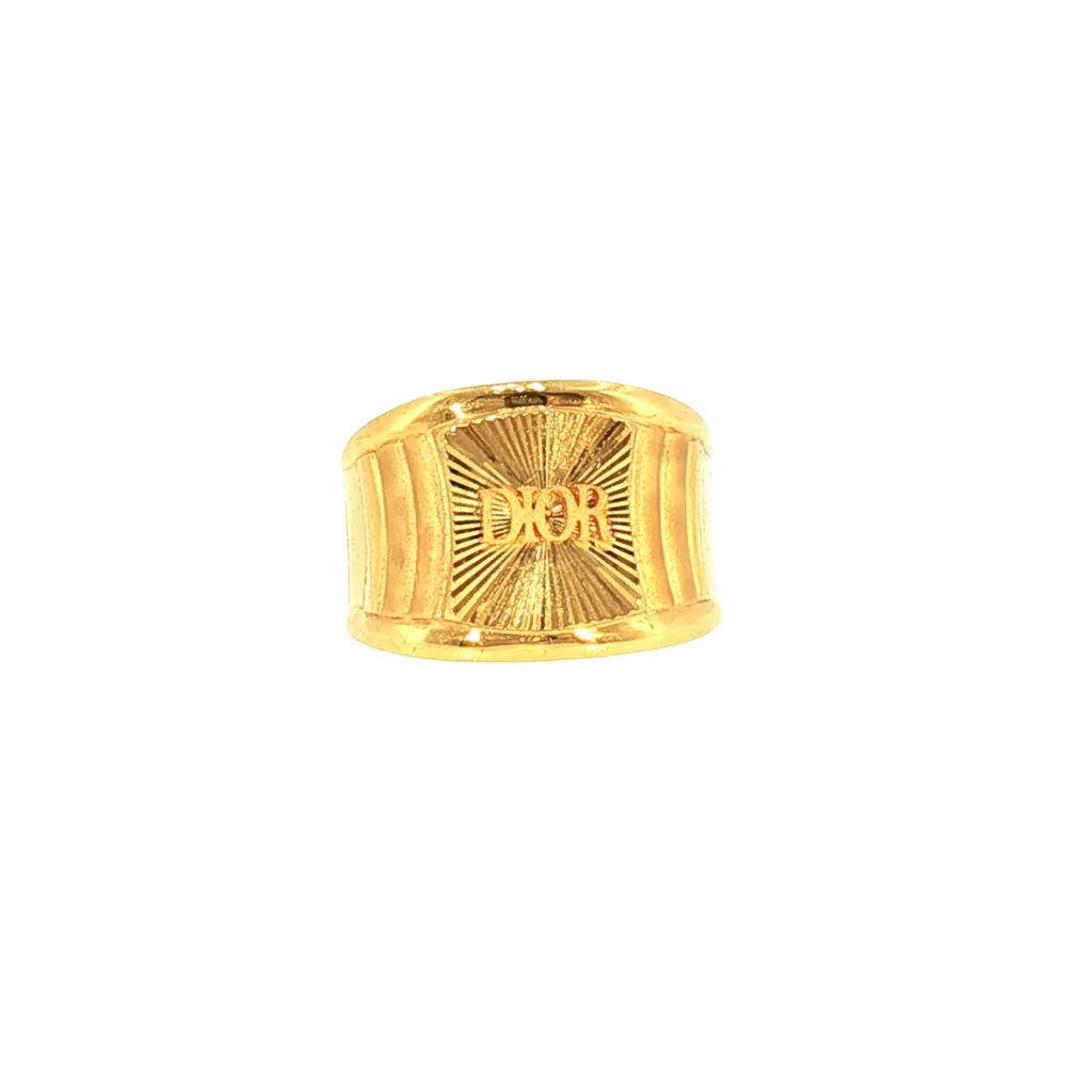 22K Yellow Gold Men’s Fancy Ring (4.9 Grams) – Lightweight & Stylish Design