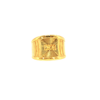 22K Yellow Gold Men’s Fancy Ring (4.9 Grams) – Lightweight & Stylish Design