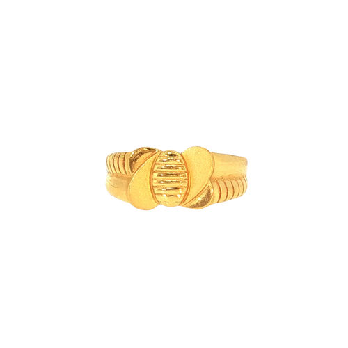 22K Yellow Gold Men’s Traditional Ring (6 Grams) – Classic & Timeless Design