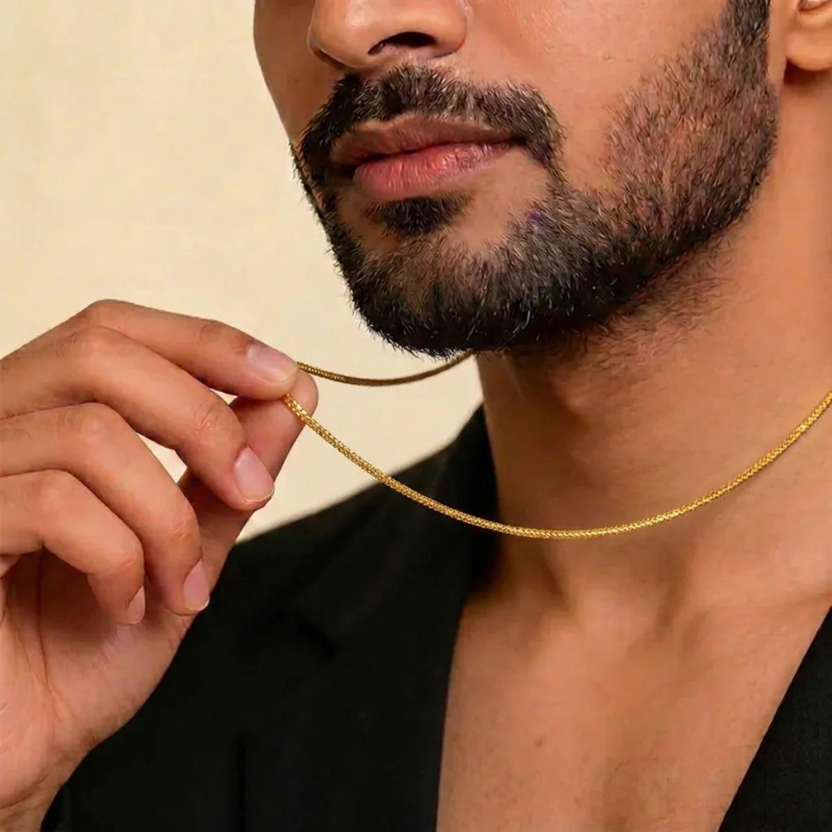 22K Yellow Gold Chain with Lobster Lock