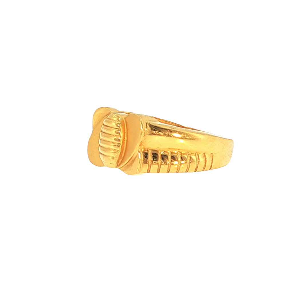 22K Yellow Gold Men’s Traditional Ring (6 Grams) – Classic & Timeless Design