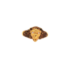 22K Yellow Gold Fancy Men’s Ring | Elegant Designer Band