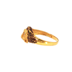 22K Yellow Gold Fancy Men’s Ring | Elegant Designer Band