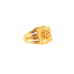 22K Yellow Gold Men’s Traditional Ring (4.1 Grams) – Classic & Lightweight Design