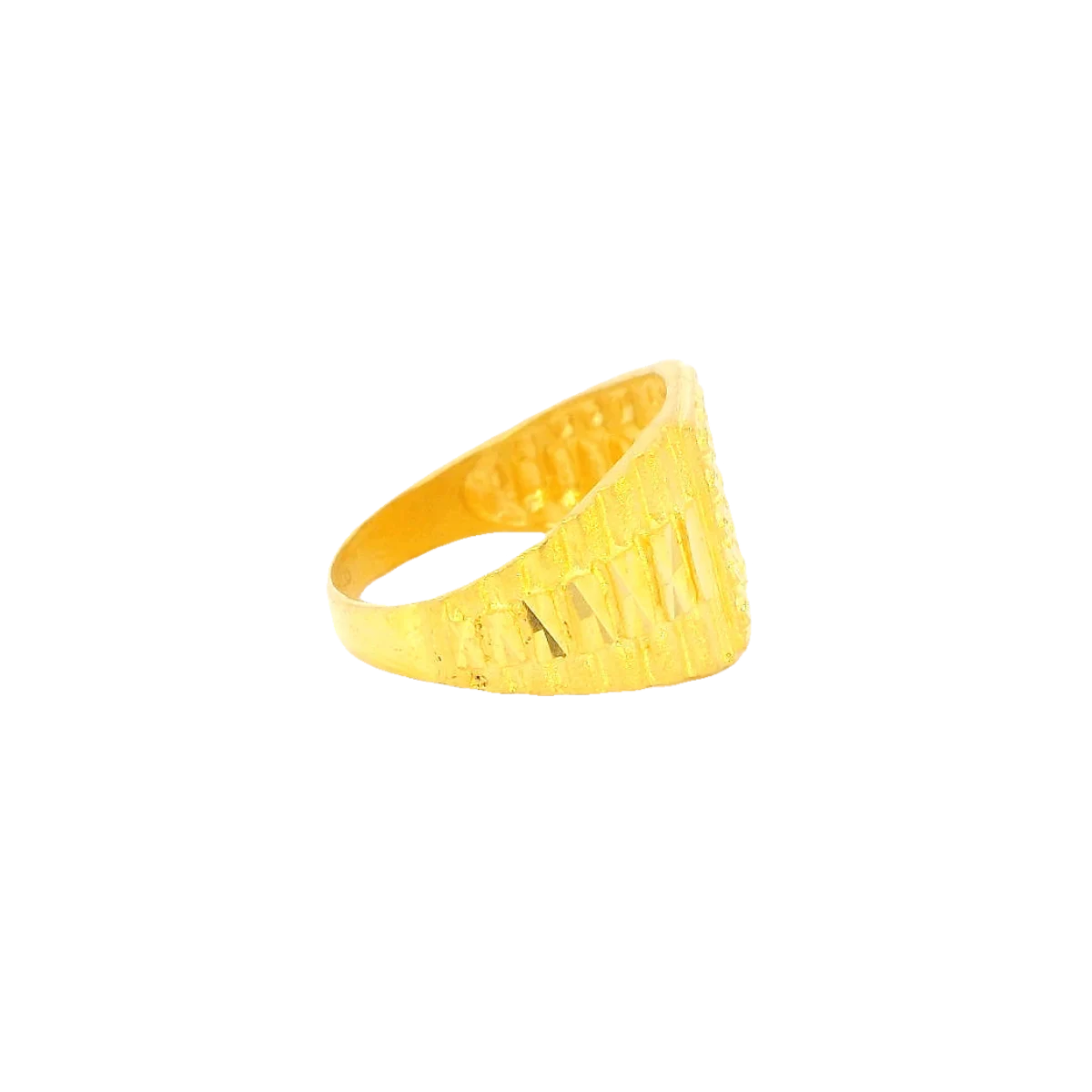 Traditional 22K Yellow Gold Men’s Ring – 5.9g, Size 8.8