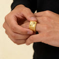 22K Yellow Gold Men’s Ring