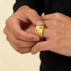 22K Yellow Gold Men’s Ring