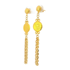 22K Yellow Gold Traditional Jhumki Earrings | Lightweight Polished Design