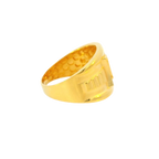 Fancy 22K Yellow Gold Men’s Ring – 5.1g, Size 9.5