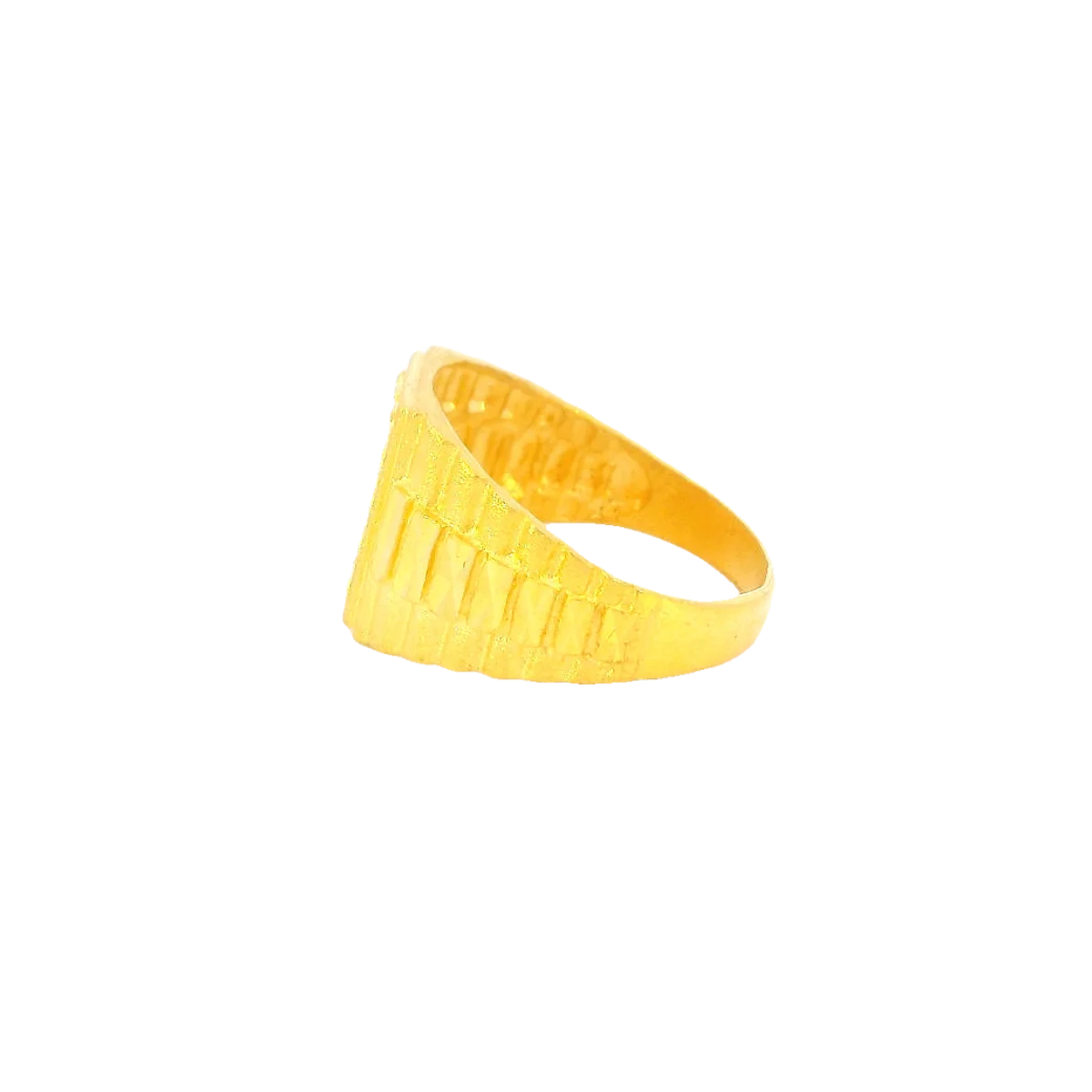 Traditional 22K Yellow Gold Men’s Ring – 5.9g, Size 8.8