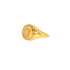 Fancy 22K Yellow Gold Men’s Ring – 7.1g, Size 11.5