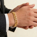 22K Yellow Gold Polished Bracelet with Lobster Lock