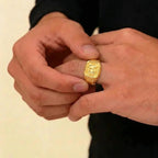 22K Yellow Gold Men’s Traditional Ring (5.5 Grams) – Classic & Elegant Design