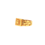 Fancy 22K Yellow Gold Men’s Ring – 11.7g, Size 11.5