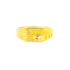 Fancy 22K Yellow Gold Men’s Ring – 8.3g, Size 12