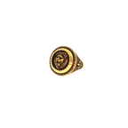 22K Yellow Gold Fancy Men’s Ring | Premium Colored Stone Designer Band