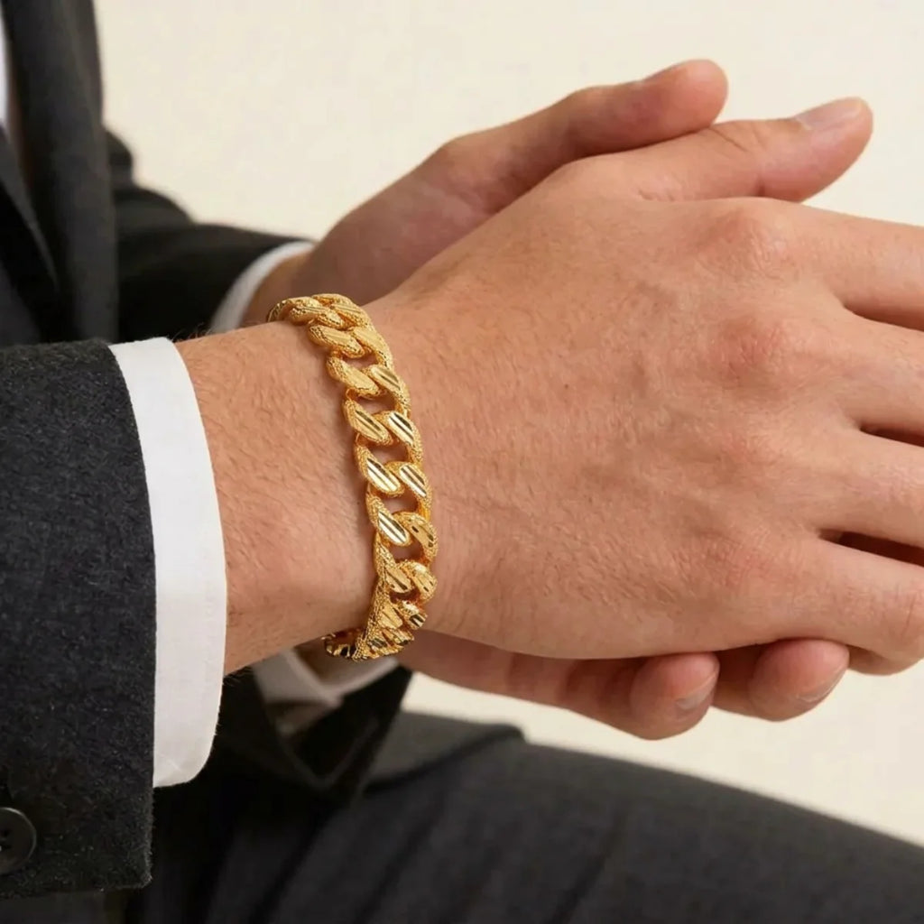 22K Yellow Gold Men’s Bracelet