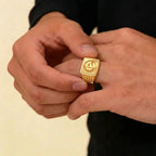 Fancy 22K Yellow Gold Men’s Ring – 6.1g, Size 10.5