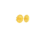 22K Yellow Gold Traditional Stud Earrings | Classic Polished Tops