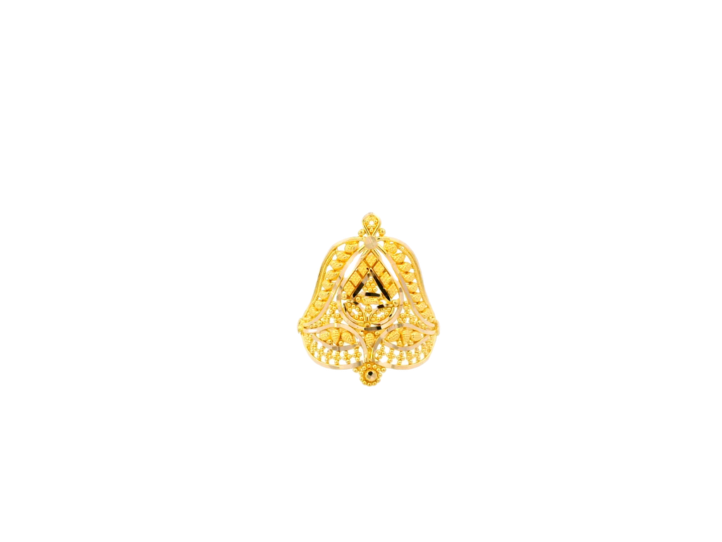 Intricately Designed 22K Yellow Gold Ring