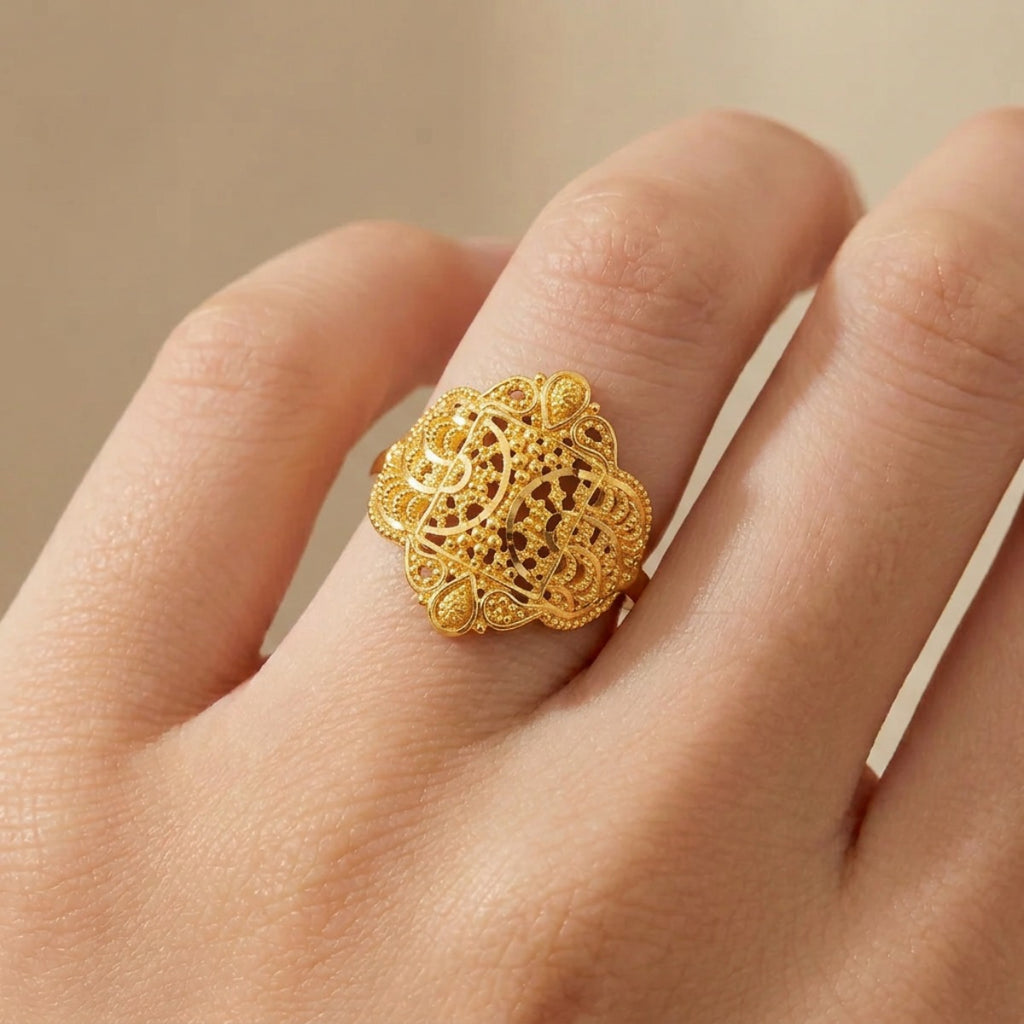 22K Yellow Gold Ring