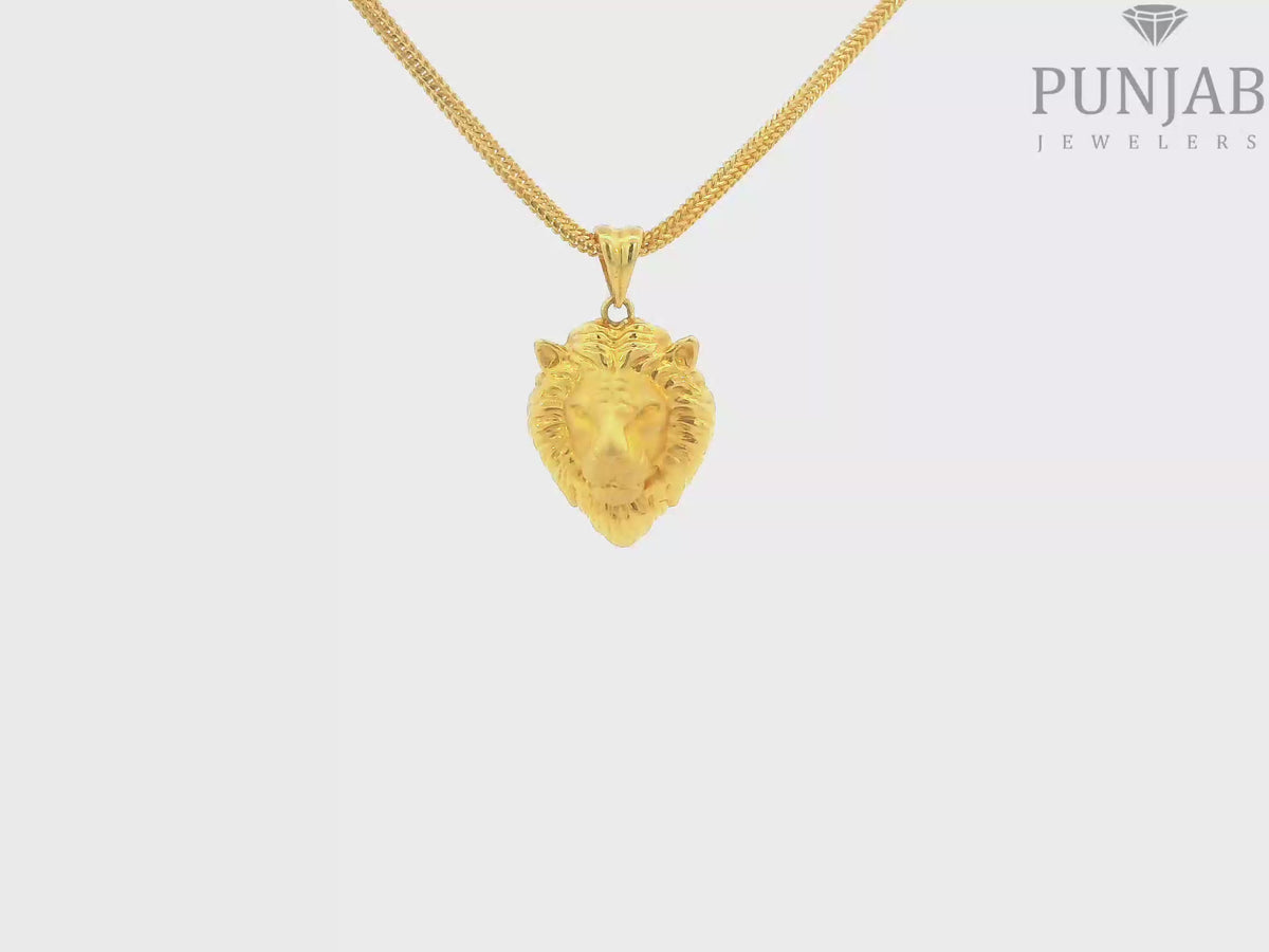 22K Yellow Gold Fancy Pendant