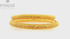 22K Yellow Gold Traditional Bangles – Timeless Heritage Design