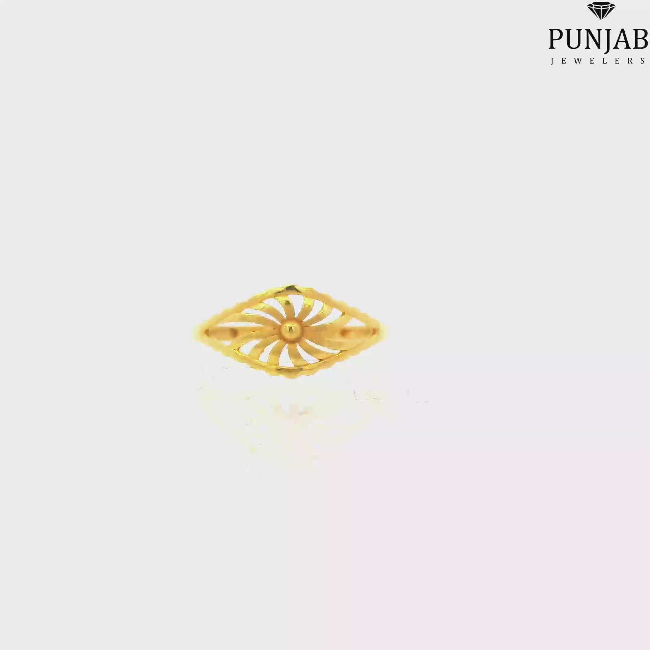 22K Yellow Gold Fancy Ring