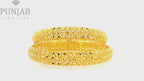 22K Yellow Gold Traditional Bangles – Timeless Classic Design