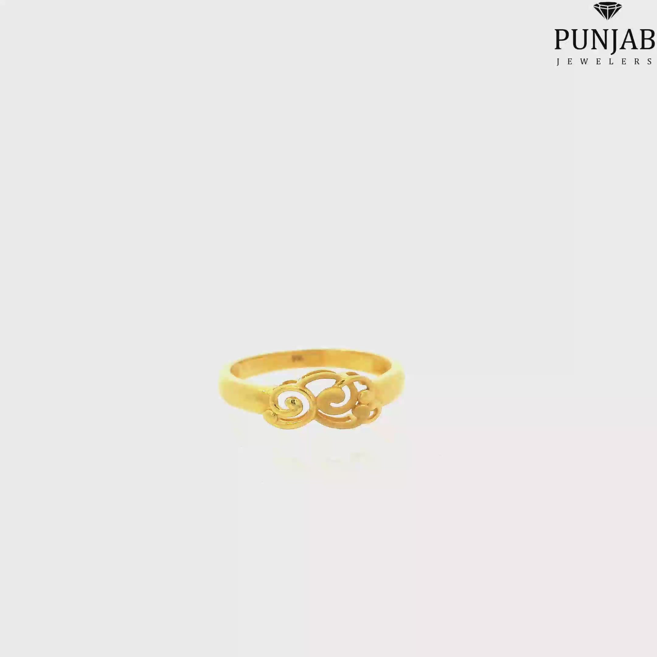 22K Yellow Gold Fancy Ring